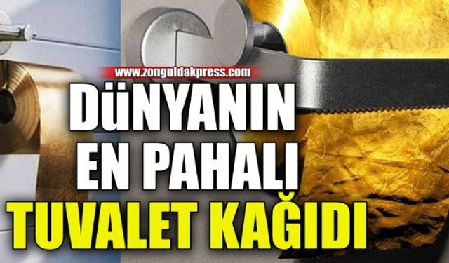 Dünyanın En Pahalı Tuvalet Kağıdı...