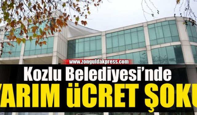 Kozlu belediyesi şaşırttı