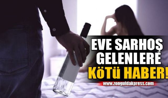 Eve sarhoş gelen kocaya kötü haber