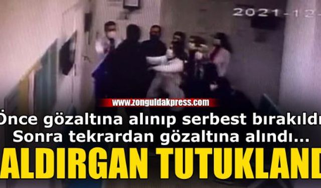 Doktora aşı dayağı atan şüpheli tutuklandı