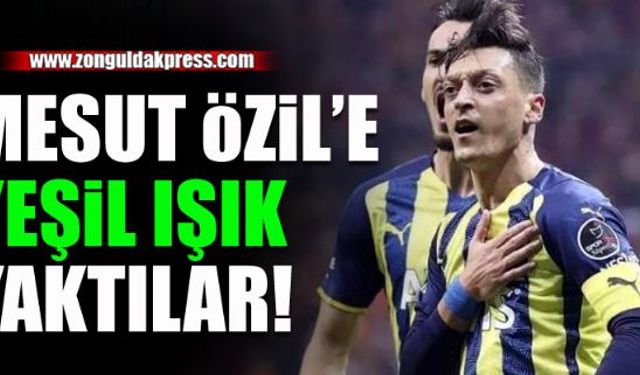 Özil'e göz kırptı