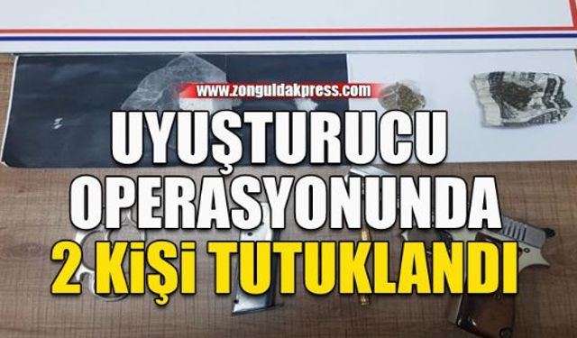 Uyuşturucu operasyonunda 2 kişi tutuklandı