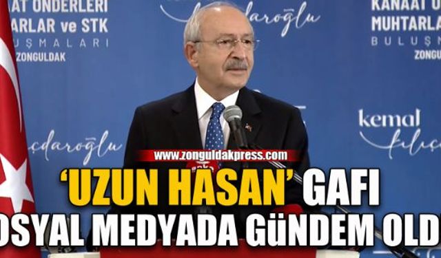 Zonguldak'ta 'Uzun Hasan' gafı   