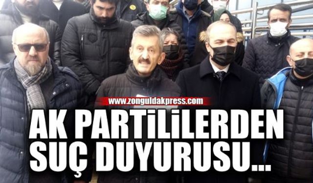 Ak Parti teşkilatından suç duyurusu...