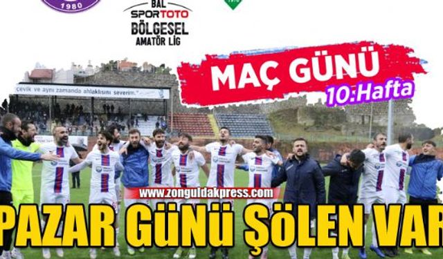 Pazar günü şölen var...