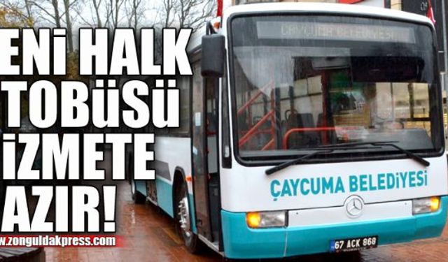 Yeni halk otobüsü hizmete hazır