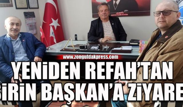 Yeniden Refah'tan Şirin başkana ziyaret...