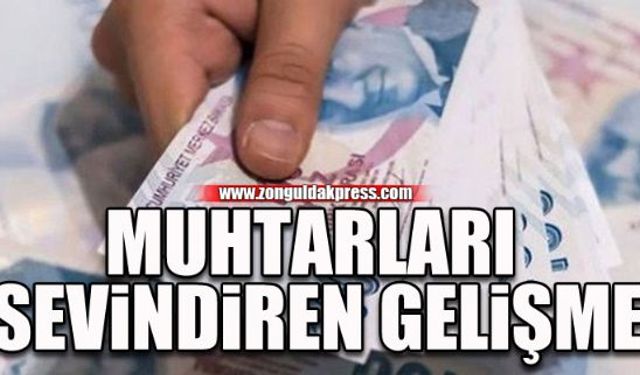 Muhtarlar için flash gelişme...