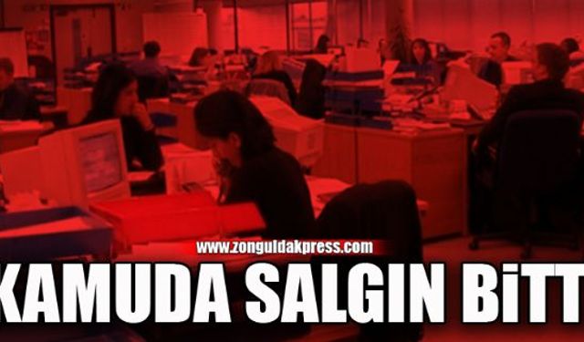 Kamuda salgın genelgesi kaldırıldı