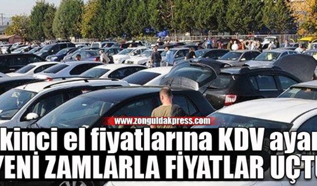 İkinci el araç fiyatlarına KDV ayarı...