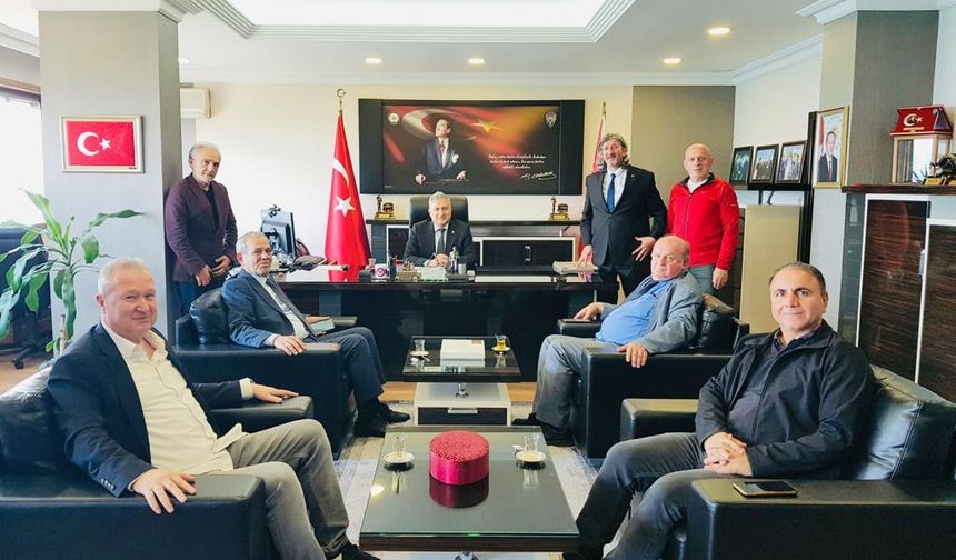 TGF Genel Başkanından İl Emniyet Müdürüne ziyaret...