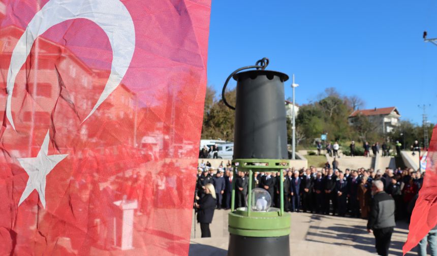 Kömürü bulan Uzunmehmet, törenle anıldı