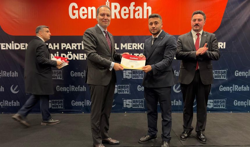 Yasin Satan, Genel Merkez Gençlik Kolları Genel Başkan yardımcılığına getirildi