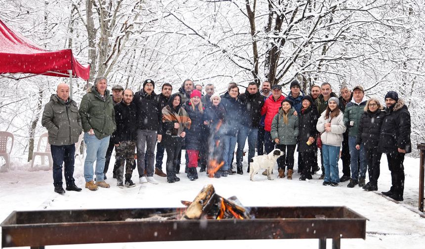 Gazeteciler, Kent Ormanı'nda ağırlandı
