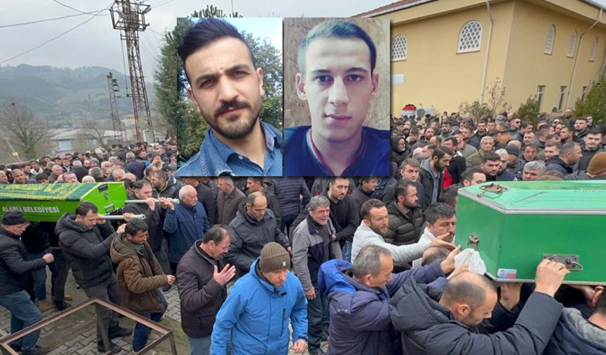 Trafik kazasında ölen 2 genç, toprağa verildi