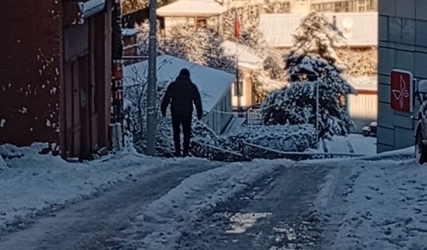 Zonguldak buz şehre döndü