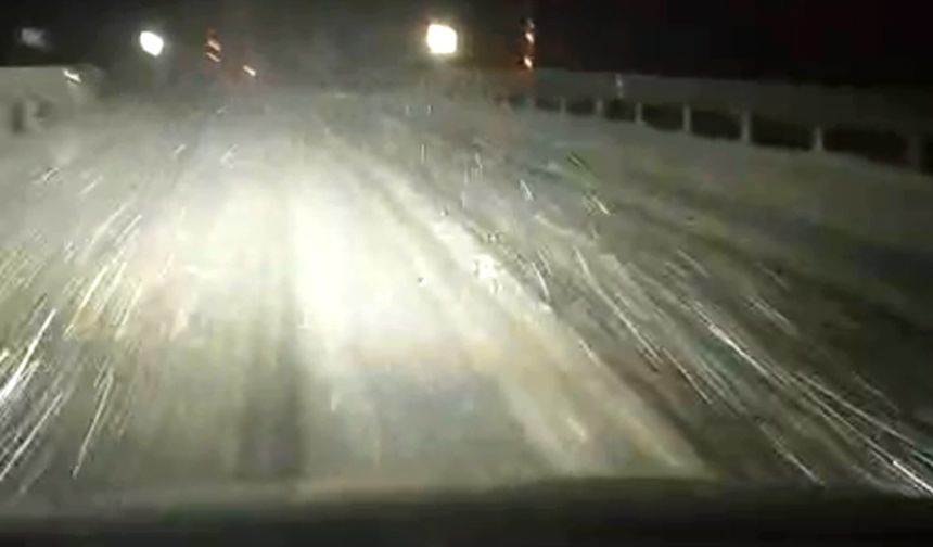 Zonguldak Ereğli yolunda tipi sürprizi