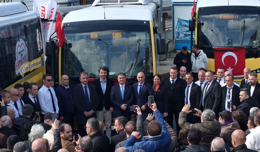 Halk otobüsleri hizmete girdi