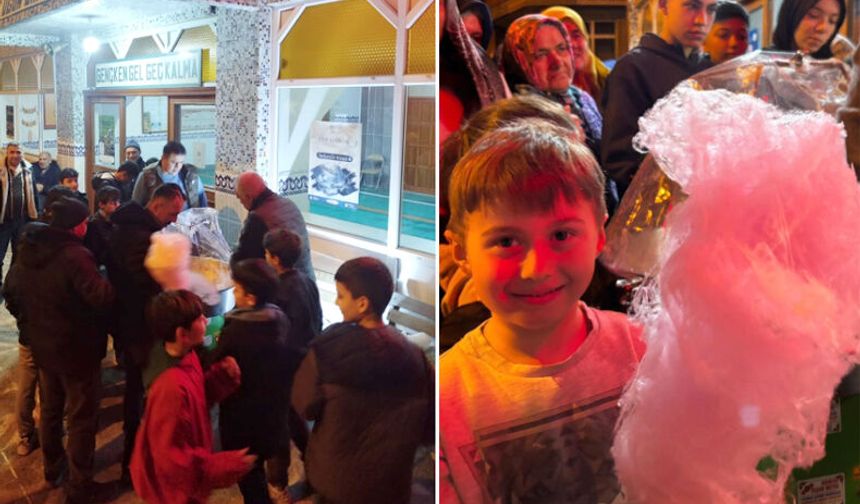 Zonguldak'ta 'en tatlı' Kadir Gecesi...