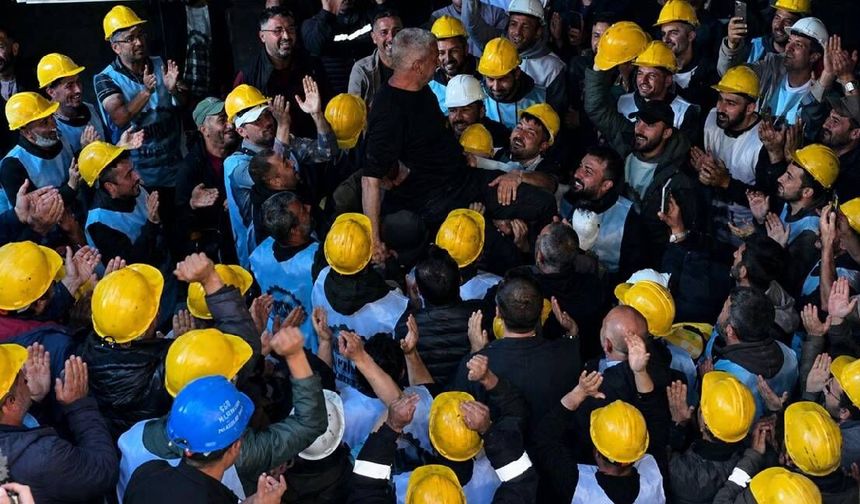 Madencilerin büyük zaferi...