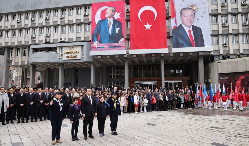 Zonguldak'ta 23 Nisan coşkusu...
